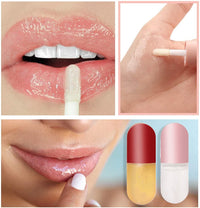 HZZYJ Lip Plumper ,Natural Lip Plumper and Lip Care Serum Set,Lip Enhancer for Fuller & Hydrated Beauty Lips,Moisturize, Smoother,Day&Night(2PCS)