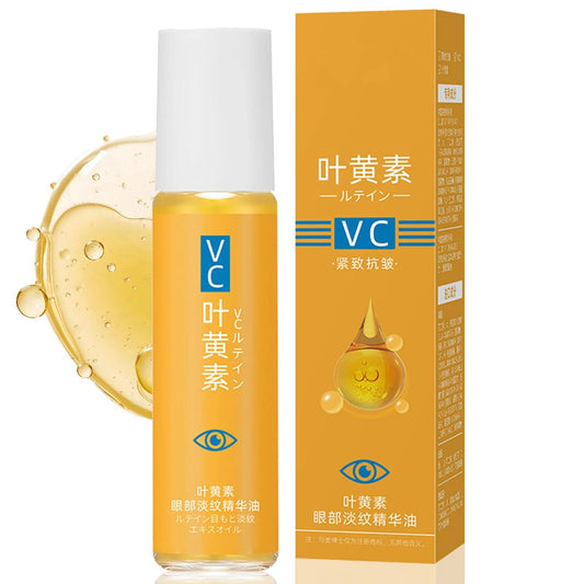 Lutein Eye Oil with Vitamin C – Dark Circle & Puffy Eye Treatment, Essential Lutein Rollerball Eye Cream, Perfect for Daily Use