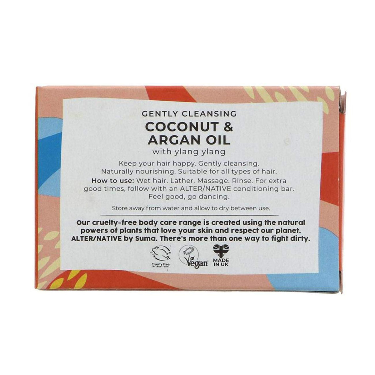 Alter/Native Coconut and Argan Glycerine Shampoo Bar, 90 g