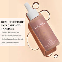 Kighdel Zerias Tanning Drops U Drink,Tanning Drops,Streak-Free Tan Without UV Damage,Enhances Skin Tone with Nourishing Ingredients