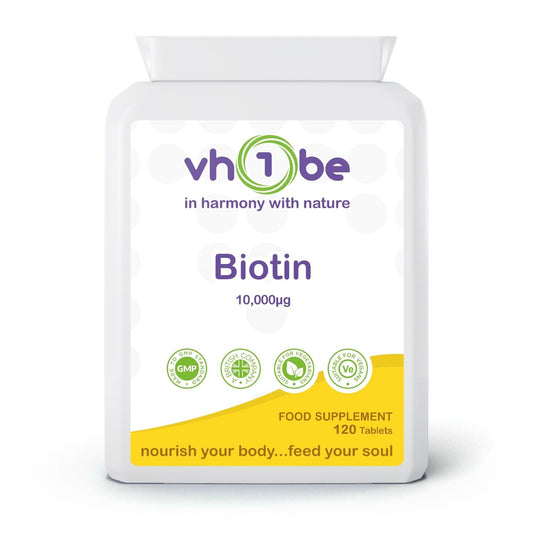 vh1be Biotin 10000µg 120 Tablets