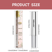 DOOCECIY Honey Lipstick, Pink Moisture Shine Hydrating Lipstick