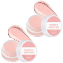 Leogony 2 Pcs Under Eye Brightener, Super Luminous Concealer for Dark Circles Spots (Pink)