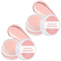 Leogony 2 Pcs Under Eye Brightener, Super Luminous Concealer for Dark Circles Spots (Pink)