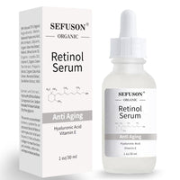 SEFUSON Retinol Serum, High Strength Anti-aging Serum with Hyaluronic Acid & Vitamin E, Face Serum, for Wrinkles, Pigmentation, Fine Lines & Sensitive Skin.1Oz