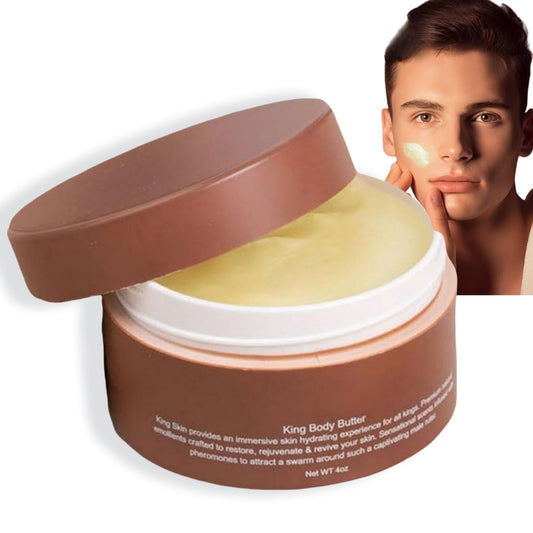 QinZiEn Skin Body Butter for Men,Organic Cologned Body But-ter,Firming Moisturizing Body B-utter,Body Lotion Scented,B-ody Lotion for Very Dry Skin,Skin Balancing Jojoba Oil,B-ody Skin Care