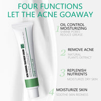 Anti Acne Face Cream, Spot Cream for Acne Treatment and Spot Treatment with Nicotinamide, Sodium Hyaluronate, Aloe, for Blackheads and Acne Prone Skin, Reduces Spot Size, Redness and Inflammation