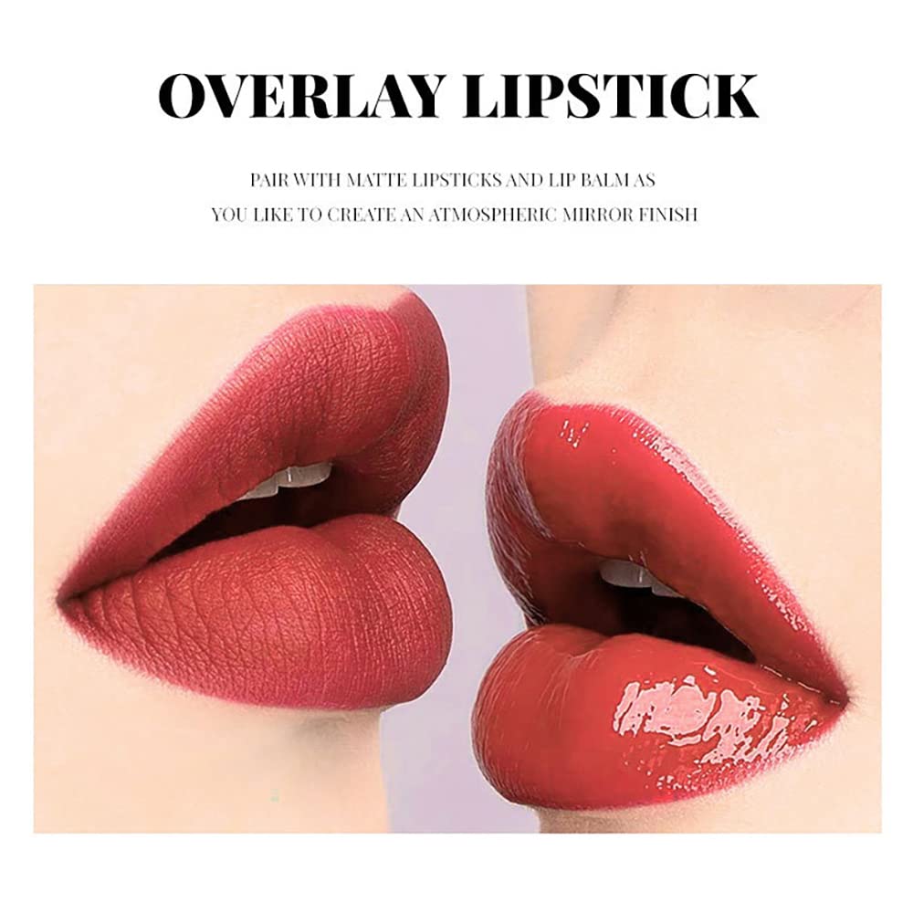 4 Pcs Hydrating Fruit Flavoured Lip Oil Set, Dulele Crystal Jelly Moisturizing No-Sticky Lightweight Lip Plumper Gloss, Transparent Lip Gloss for Dry and Chapped Lips