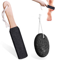 Natural Pumice Stones for Feet, Premium Exfoliator & Foot File,Foot File Callus Remover Foot Cracked Heels,Dead Skin,Hard Skin (Black)