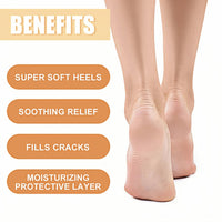 SEMECOMER Honey Foot Cream, Heel Balm & Cracked Heel Repair Creams, Fast-Acting Moisturizing Hand & Foot Cream, Deep Moisture for Very Dry Hands & Cracked Heels, Intensive Repair for Soft Skin, Unisex Formula