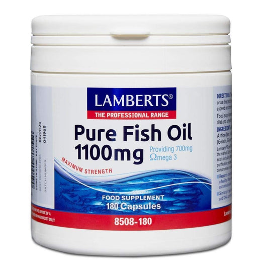 LAMBERTS PURE FISH OIL 1100MG 180's CAPS
