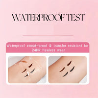 QinZiEn Eyeliner Stamp,Double-Tip Rotatable Winged Eyeliner Stamp,Waterproof Eyeliner,Non Smudge Eyeli/ner,Eyeli/ner Tool for Beginner,Eye Make-Up,Eyel/iner Stencil,Quick Dry Eye/liner Pen,Black Eye/liner