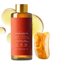 Magic Luxury Body Oil with Gua Sha Tool - Glow Remedy Oil for Skin Tightening & Hydration, Silken Essence Firming Body Oil for Women, Dry Skin & Massage Therapy