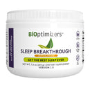 BiOptimizers Sleep Breakthrough 1.0 | Natural Powder Support Supplement, Calming Relief Aid Adults, Non Habit Forming | Tropical Dreams Flavour | 205g