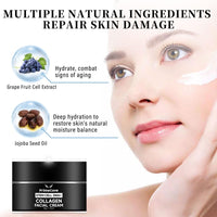 PrimeCove - Stem Cell DNA+ Collagen Facial Cream (50g) | Hydrate, Combat Aging & Soothe | Powerful Ingredients - Grape Fruit Cell Extract, Hydrolyzed Collagen & More