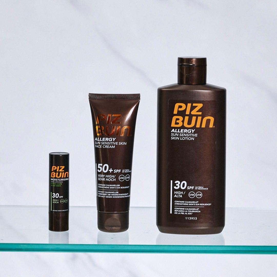 Piz Buin Mountain Face Suncream SPF 50+ (50ml), Advanced Skincare Protection Against The Elements, Fast-Absorbing Sunscreen with Long-Lasting Moisturisation