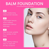 SingHao Peptide Balm Foundation,P/eptide Bounce Balm F/oundation,Hydrating Pe/ptide Balm Makeup,Fo/undation Full Coverage,Cream Fou/ndation,Coverage Balms Foun/dation M/akeup,Lightweight Makeup Foundation