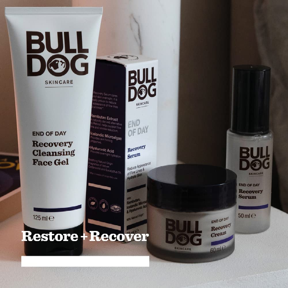 Bulldog Skincare for Men BULLDOG SKINCARE End of Day Recovery Serum for Men, 50ml
