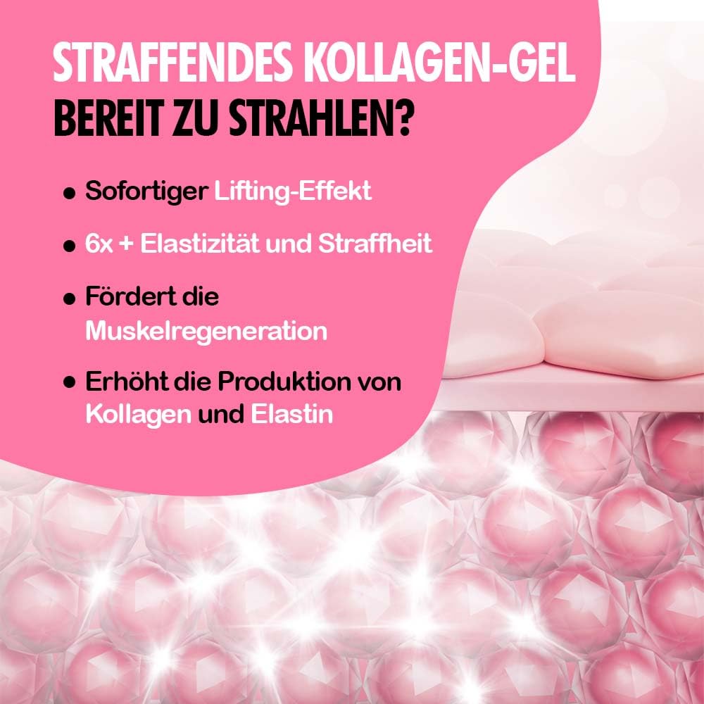 Bio-Active Collagen Gel Expert Formula All in One - Anti Aging Skincare for Men & Women Lifting Elastin Gel Acne Skin Booster Anti Stretch Marks Face & Body 200 Ml