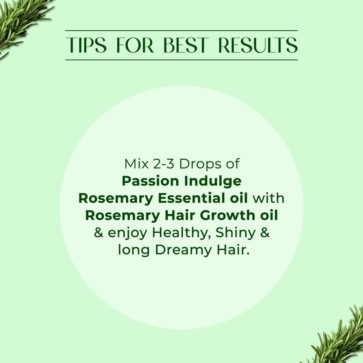 Passion Indulge Rosemary Oil for Hair Growth with Biotin 100ml, Hair Proteinz, Reduce Hair Fall & Breakage, Enriched with Saw Palmetto & Brahmi, Nourishes Scalp & Improves Texture