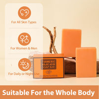 IREV Turmeric Soap with Kojic Acid, Turmeric Soap Bar For Face and Body, Kojic Acid Soap For Dark Spot Remover Brightening Turmeric Soap Bar for Acne Face Bar For Cleansing Exfoliating Wash 200g