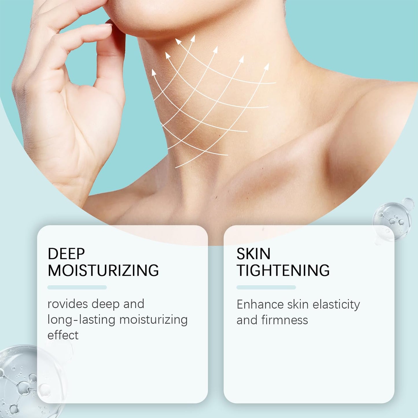 Anti Wrinkle Filler Serum for Face, Collagen Enriched Facial Firming Cream, Skin Tightening Lotion for Neck & Eye Area, Deep Hydration Cream for Women, Night Repair Moisturizer