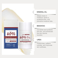 40% Urea Cracked Heel Balm, Deeply Moisturising Hand and Foot Cream Stick, 30g, 2-Pack
