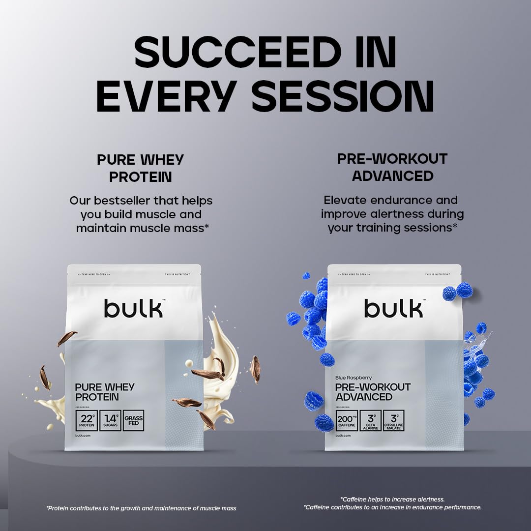 Bulk Creatine Monohydrate Powder, Micronised, Tropical, 500 g, 100 Servings, Packaging May Vary