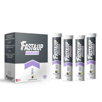 FAST&UP Fast&Up Magnesium - 300mg Magnesium & 10mg Zinc - Saver Multipack - 80 Tablets (4 x 20) - Tasty Blackcurrant & Lime Flavour