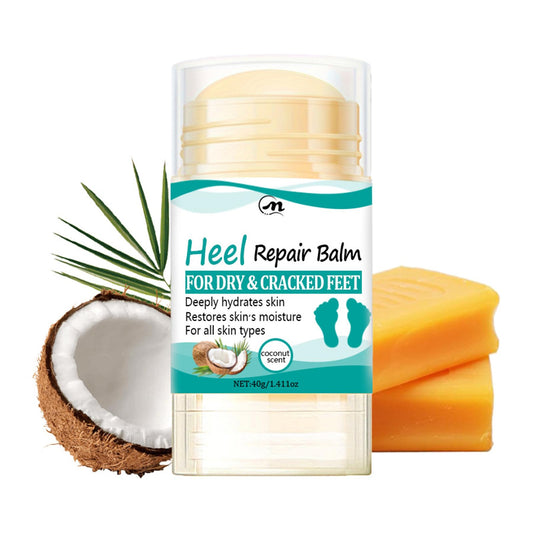 CTUBLIAUNX Cracked Heel Repair Cream, Heel Balm, Foot Cream for Cracked Heels and Dry Skin,Calluses Feet, Cracked Heel Repair Balm, Hydrates and Softens Dry Feet, 40g