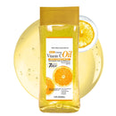 Cureluxe Vitamin C Essential Oils for Skin - Vitamin C Body Gel Oil - Brightening & Firiming Body Oil for Women - Deeply Nourishing Body Gel for Dry Skin - Body & Face Oil 200ml
