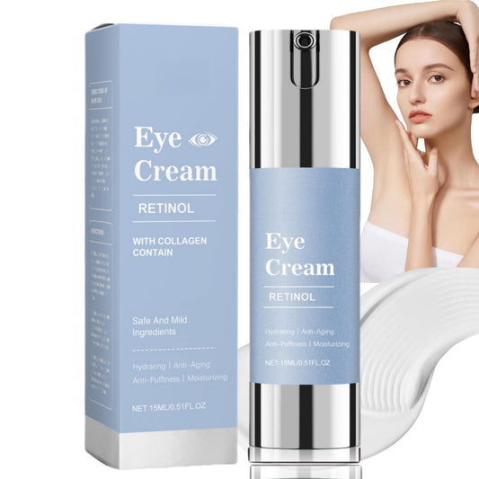 SingHao Retinol Eye Cream For Dark Circles,Night Care Reduces Eye Bags Blue,Anti Aging Eye Cream,Ey/e Cre/am For Dark Circles and Puffy Ey/e,Anti-Wrinkle Under Ey/e Cre/am,Eye Bags Remover,E/ye Care Products