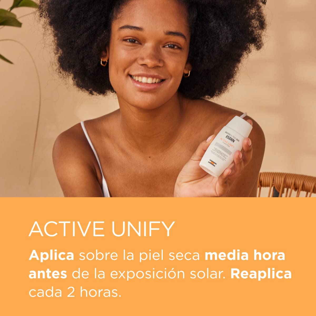 FotoUltra 100 ISDIN Active Unify SPF 50+ - Facial sunscreen, Brightens and evens skin tone, 50 ml