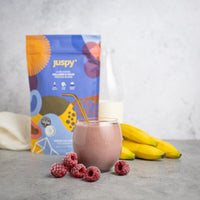 Juspy Premium Marine Collagen Powder + High Protein Cacao Superfood Blend | 8000mg Hydrolysed Marine Collagen Peptides | Collagen Supplement For Women & Men | Skin & Joint Health, Energy Boost | 400gr