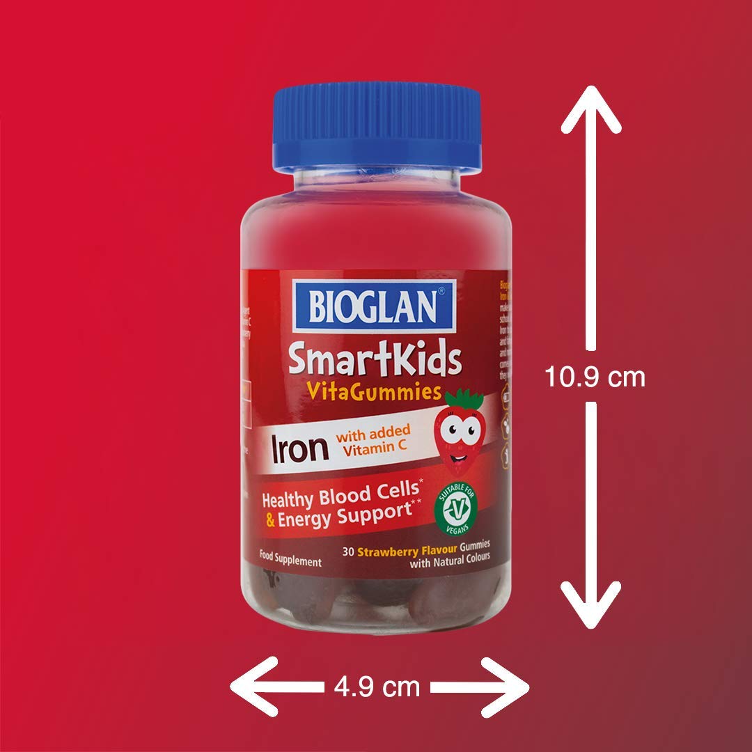 Bioglan SmartKids Iron VitaGummies - 30 Strawberry Gummies