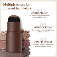 FANFALUV Hairline Powder-Hair Root Touch Up-Instantly Hairline Shadow-Conceals Hair Loss And Fills In Receding Hairlines Forehead Side Hair Filler- Grey Hair Cover Up For Women & Men Sweatproof (Gray Brown)