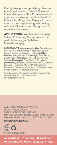 Sukin Volumizing Hair Shampoo