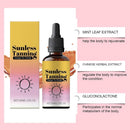 WujialingMM Sunless Tanning Drops, 2pc 60ml Self-Tanning Nourishing Tan Enhancer Drops | Promotes Natural Skin Tone, Nourishing And Moisturizing