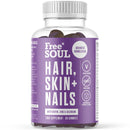 Free Soul Biotin Hair Supplement – Hair, Skin, & Nails Gummies – Delicious Chewable Hair Skin and Nails Vitamins – Biotin Enhanced with Vitamins B6, B12, Zinc, Selenium, E, A, C & D – 60 Gummies