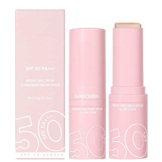 Siyinzu Invisible Sunscreen Stick SPF 50 Face,Sunblock Stick SPF 50,Sun Cream Stick,Tinted Sunscreen Sti-ck SPF-50,Moisturizing Sunsc-reen St-ick for Body,Face Suns-creen,Broad Spectrum UV Protection Cream