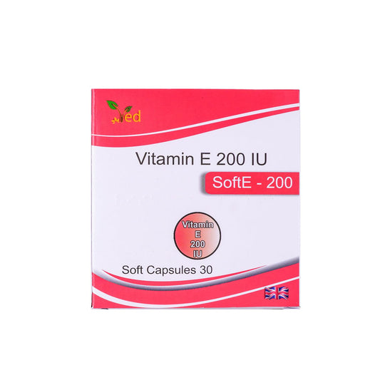 VED Vitamin-E 200 IU SOFTGEL Capsule | 30 Days Supply
