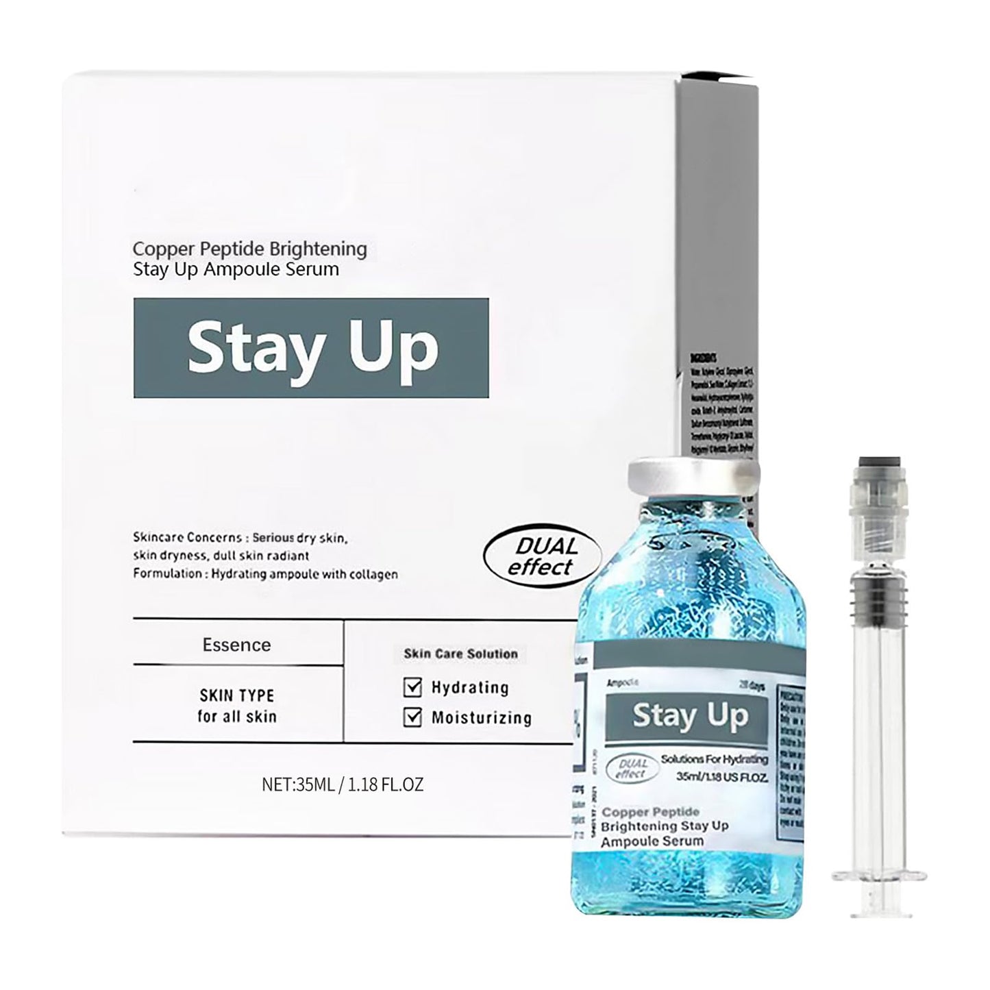 ThamGlow Hyaluronic Acid Microneedling Serum for Face, Gentle Anti Aging Ampoule Moisturizing & Nourishing Facial Skin