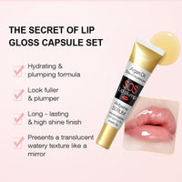 GEEWHILE Lip Plumper Lip Plumper Extreme, Instant Volumizing Plumping Lip Gloss Moisturizing Plumping Lip Oil for Fuller, Hydrating & Reduce Fine Lines Lip Care Serum, Lips Enhancer for Fullness, Plumping Lips