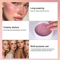 SingHao Miracle Balm Glow Skin Tinted Creamy,Multi Glow Balm,Blush for Cheeks,Blendable Colour Multi-purpose Hydrating Tint for Lips,Face,Cream Blush,Pink Blusher,Cream Contour Pale/tte for Women(#1Natural)