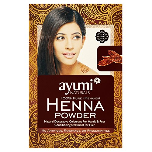 Ayumi Pure Henna 100% (Mendhi) | Natural Dark Red Hair Dye | Chemical-Free Colour | Dandruff Prevention | Hair Growth & Moisture Conditioning Powder | 100g