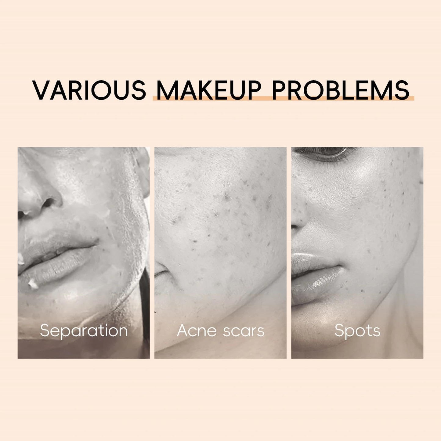 NatrLuxe Waterproof BB Cream Foundation For Even Skin Tone, Long Lasting Full Coverage Makeup, Lightweight Formula. Smooths Skin, Hides Pores & Acne Marks