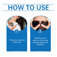 AuraAnge 2PCS Scalp Cooling Hair Ampoule, Scalp Serum & Hair Growth Serum for Men & Women – Top-of-Head Protector with Roller, Non-Greasy, Improves Shine & Cleans Surface, 20g