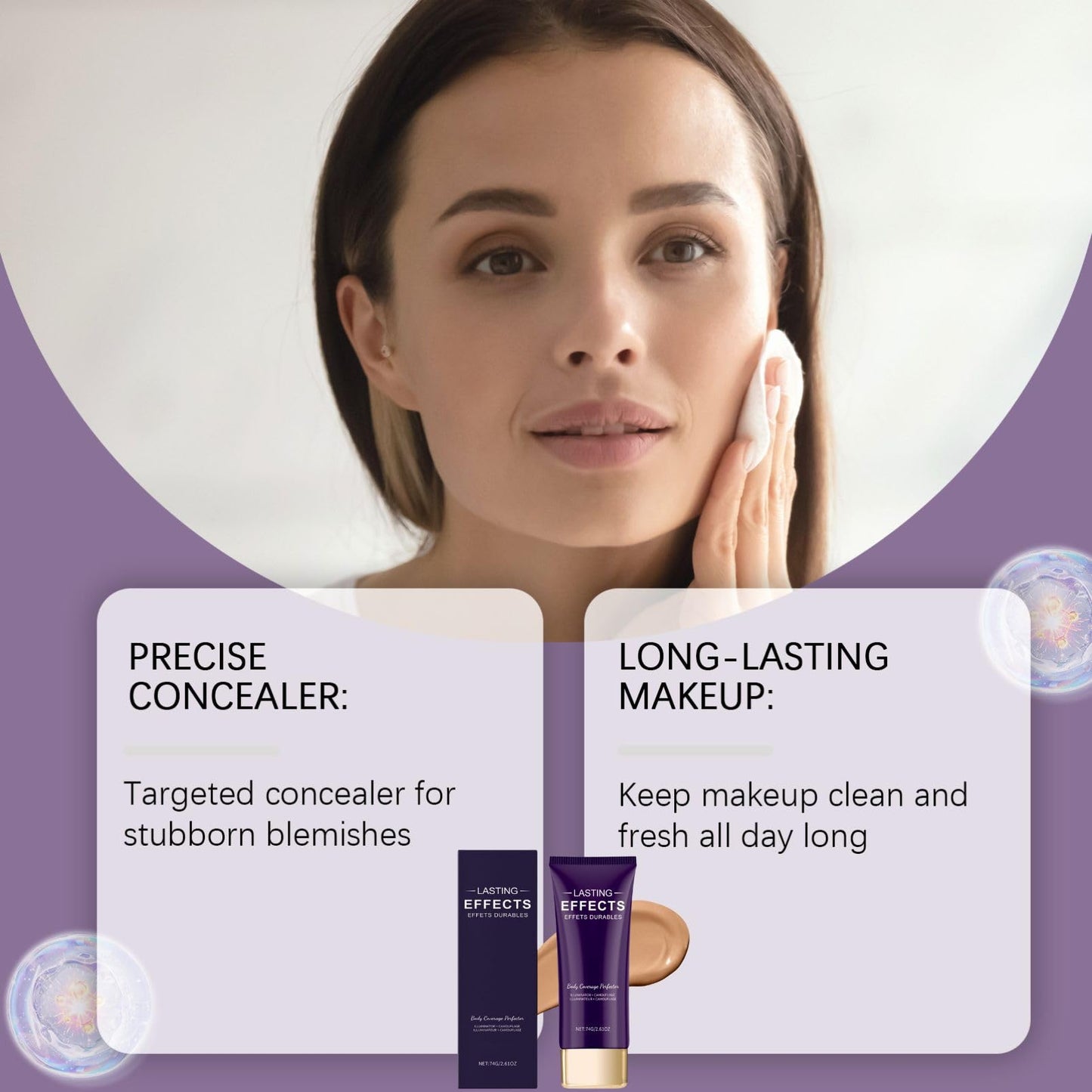 SHEBEEDO Body Coverage Perfector,Waterproof Sweat-Proof Full Coverage for Face Body,Transfer-Resistant and Evens Skin Tone Tattoo Cover Up, Skin Tint Body Foundation Coverage