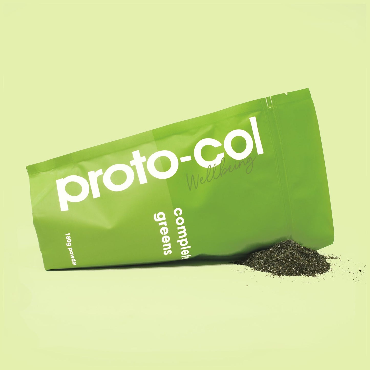 Proto-Col Proto-col | Complete Greens Powder - 15 Superfoods and Adaptogens Including Ashwagandha & Spirulina | Vegan & Gluten-Free | Advanced Formula | UK Made | 180g