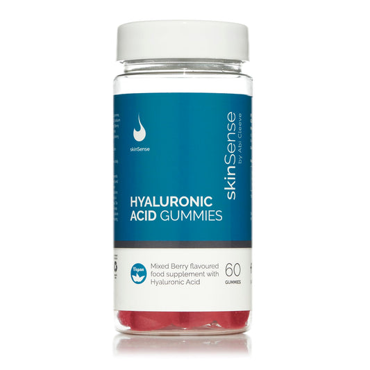 skinSense SkinSense Hyaluronic Acid Gummies 60PCS, Multivitamin Gummies, Chewable Hyaluronic Acid Supplements, Skin Hydration Vitamins, Mixed Berry Flavoured Food Supplement (30 day supply)